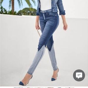 VENUS Womens Laser Print Skinny Jeans Size 18 - Packaged!